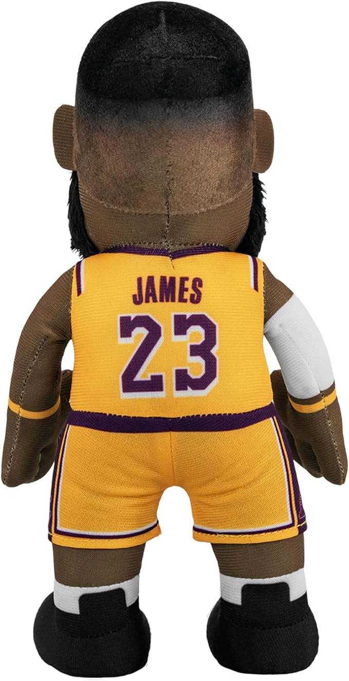 Bleacher Creatures Los Angeles Lakers Lebron James 10" NBA Plush Figure - A Legend for Play or Display