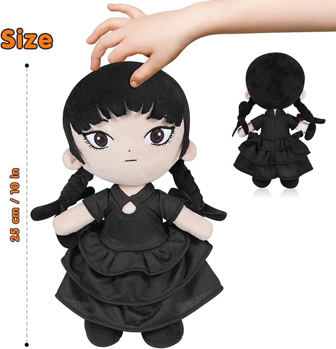 10 Inch Fashion Plush Dolls, Cartoon Stuffed Soft Toy, Cute Plushies Toys for Fans, Gift for Birthday Christmas, Halloween