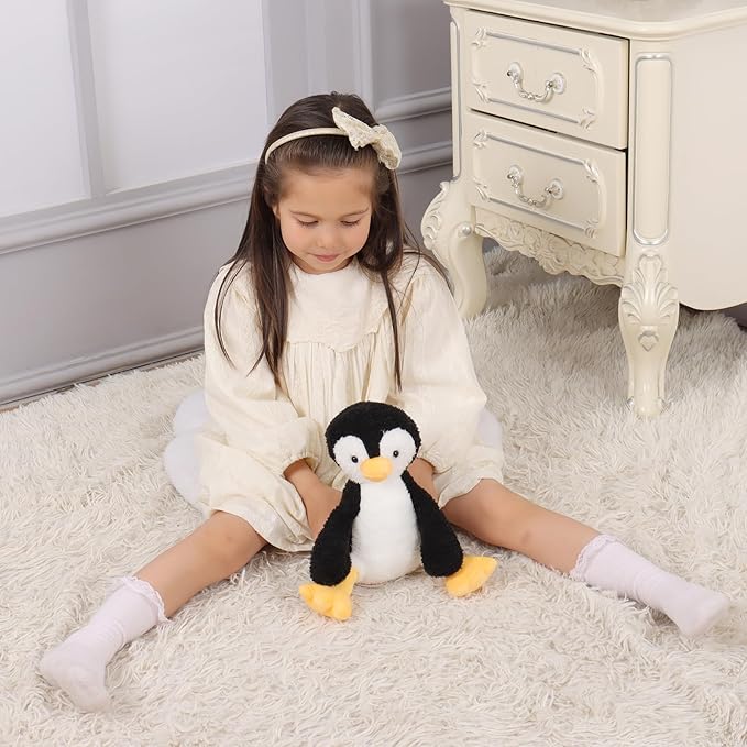 Apricot Lamb Antarctic Toys Plush Velvet Penguin Stuffed Animal Soft Cuddly Perfect for Child (Velvet Penguin,8.5 Inches)