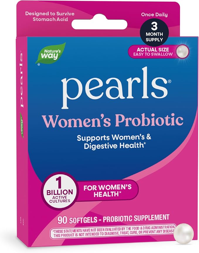 Nature's Way Women's Probiotic Pearls, Supports Vaginal Health*, 90 ct