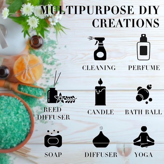 Baby Powder Fragrance Oil Essential Oil for Aroma Diffuser,Humidifier,Home Fragrance,Cleaning,Body Care,Massage,Yoga,DIY Candle,DIY Soap CosmicVeil（Baby Powder，16 Fl Oz (Pack of 1)）