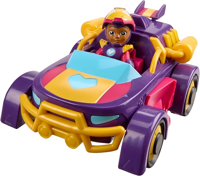 IRON MAN AND HIS AWESOME FRIENDS Marvel Ironheart 2-in-1 Mech Suit & Vehicle, Action Figure & Toy Vehicle Set, Super Hero Toys, Ages 3+