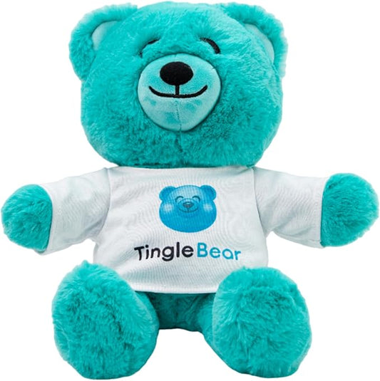 The Original ASMR Teddy Bear - Super Soft Stuffed Toy & Relaxation Aid for Kids & Adults - Teddy Bear with Bluetooth Speaker to Play Any Sound or Music