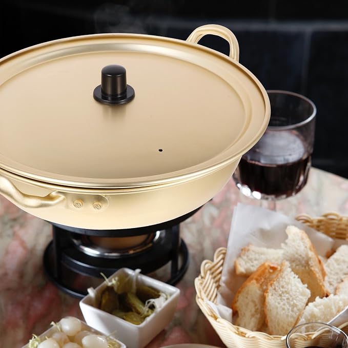 Korean Ramen Pot Noodle Cooker Lid Fast Heating Double Handle Instant Noodles Pasta Cookware