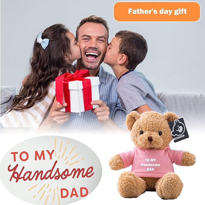 Personalized Teddy Bear with Text+Photo, Valentines Bear Stuffed Animal Plush Toys as Personalized Gifts for Women Men on Valentines' Day Birthday Anniversary Christmas Day（12 inch-Text+Photo