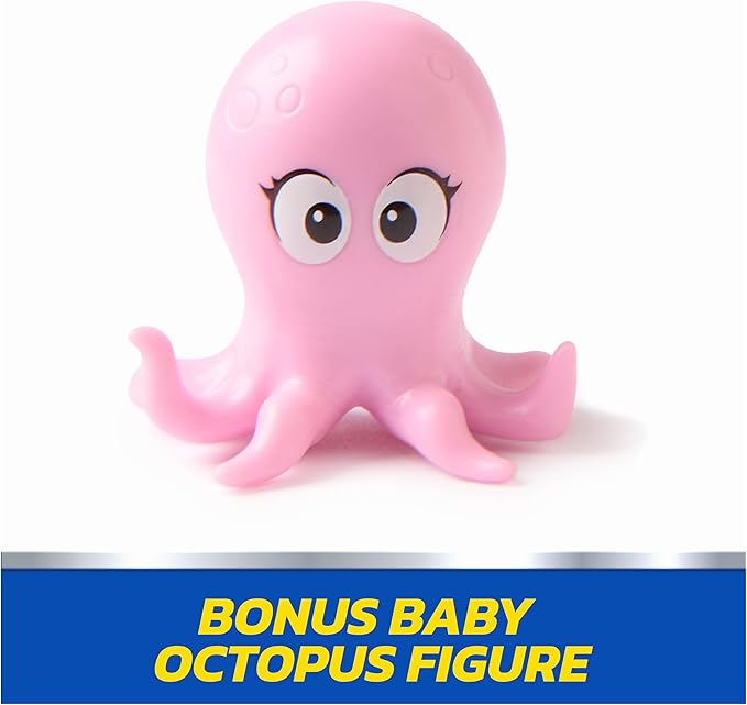 Paw Patrol, Chase & Captain Turbot Figure Pack with Baby Octopus Toy Figure, Kids Toys for Boys and Girls Ages 3 and Up