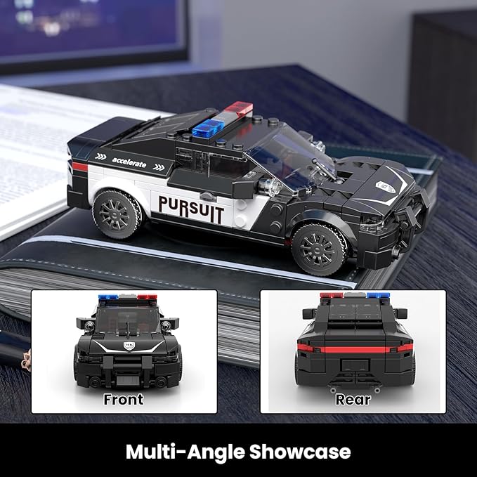 Mould King Speed Champion Hellcat Car Building Kits, MOC Racing Car Toys Model, Vehicle Blocks Set Suitable for Boys to Build, House Decoration Gifts for Kids and Adults 27098 (443Pcs)