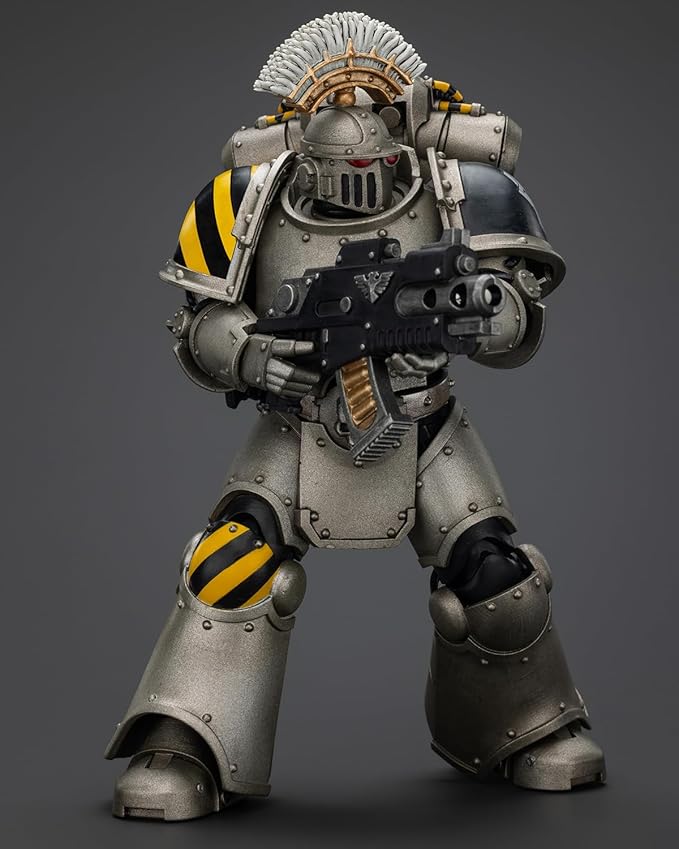 JoyToy 40K Genuine License 1:18 Action Figure, lron Warriors MKlll Tactical Sergeant, 4.96in Collectible Action Figures