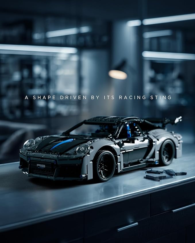 Nifeliz Sports Car Stinger RS Model Toy, Collectible Building Toy for Adults, Display Model Set and Gift for Car Enthusiasts (2,362 PCS, NF10328)