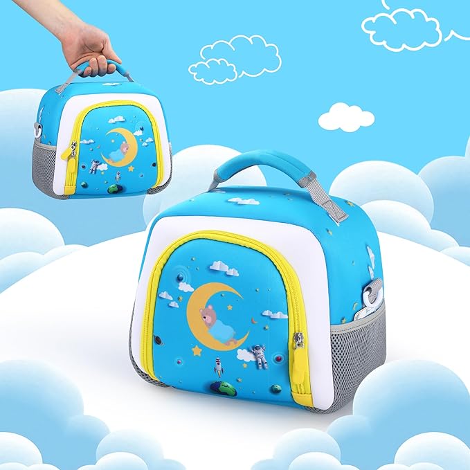Carrying Bag Compatible with Toniebox Starter Set and Tonies Figurines, Kids Toys Storage Case with Handle and Shoulder Strap for Tonies Box, Detachable Bag for Toniebox Accessories