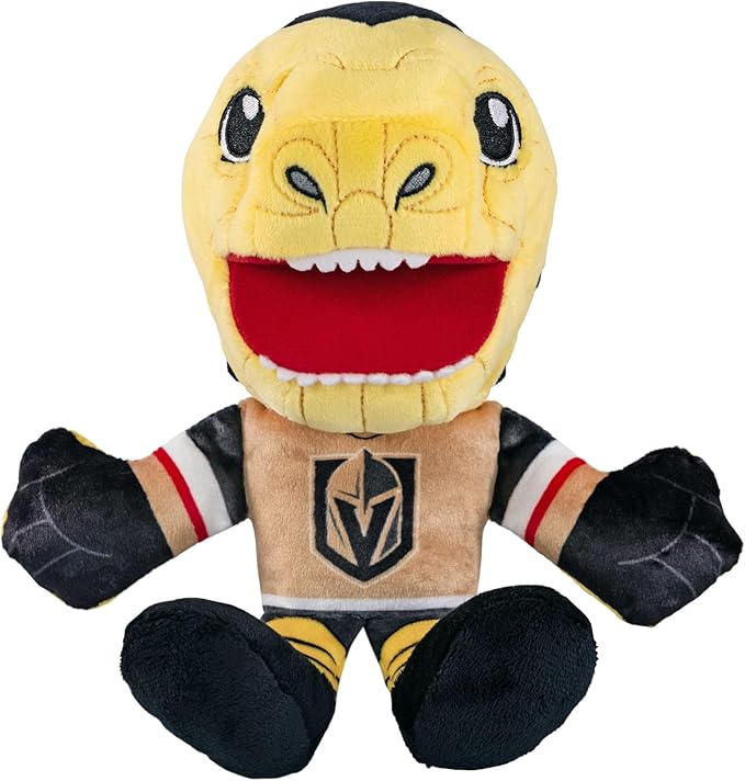 Bleacher Creatures Vegas Golden Knights Chance 8" NHL Kuricha Mascot Sitting Plush - Soft Chibi Inspired Mascot