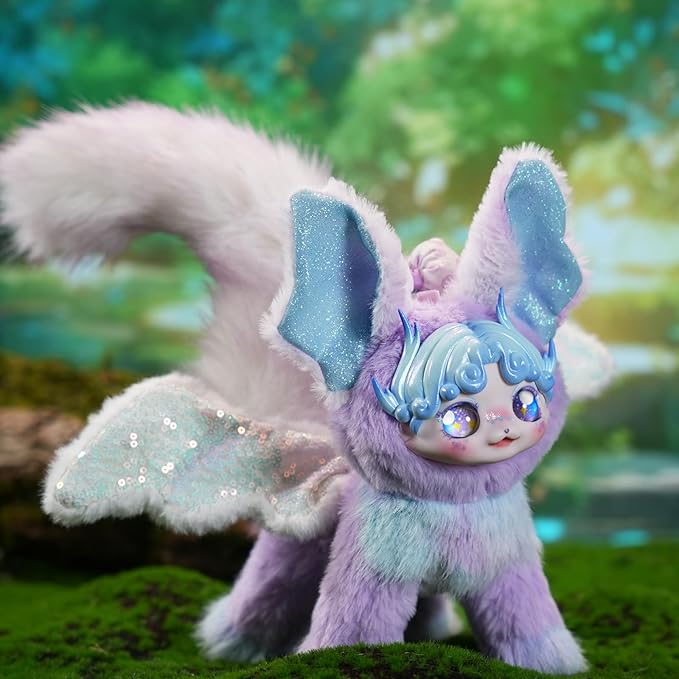 Wizarding Forest Fairy Plush Doll Series, 9 inch Fantasy Collectible Plush Toy with Wings and Tail, Soft Stuffed Animal for Kids, Girls, and Collectors - Phantom Sound