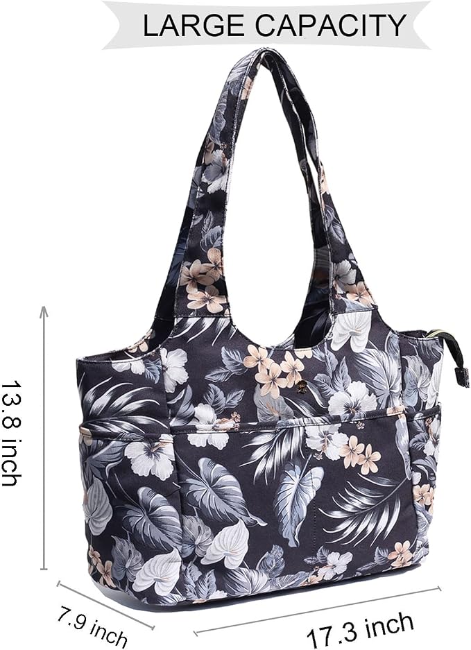 ESVAN Yoga Tote Bag Mat bag Women Shoulder Bags Carryall Tote for Travel Office Workout Gym Nurse Beach