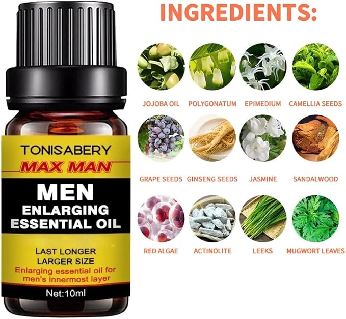 XXXL Man Extra Power Strength Massage Essential Oil 0.34 FL OZ (MXY)