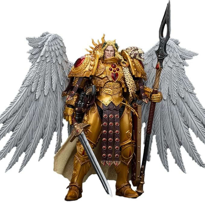 JOYTOY Warhammer 40K The Horus Heresy 1/18 Action Figure Blood Angels Sanguinius Primarch of The IXth Legion Collection Model Birthday