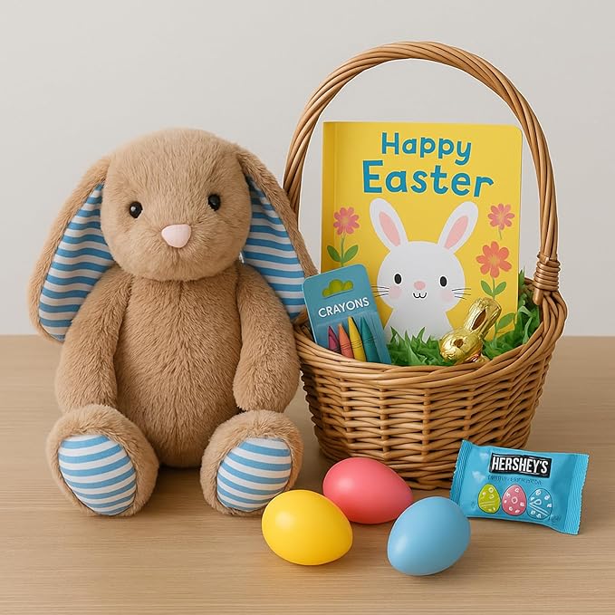 Rabbit Bunny Stuffed Animals Plush Toys for Kids Boys Girls Birthday Bedtime Christmas Easter Gifts
