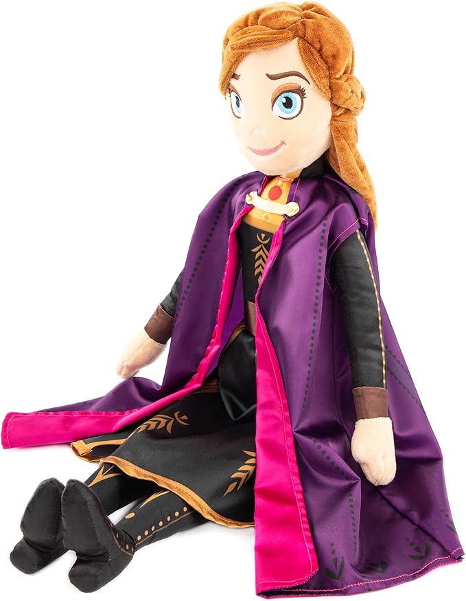 Jay Franco Disney Frozen 2 Anna Plush Stuffed Pillow Buddy - Super Soft Polyester Microfiber, 24 inch