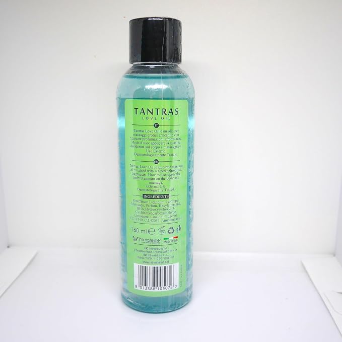 Generic Tantras Love Relaxing Massage Oil with Pheromones Sensual Pleasure Fruits Soft Skin - Edible Body Massage Oil - Calming, No Stain Non-Sticky Aromatherapy for Date Night 150ml (White Musk)