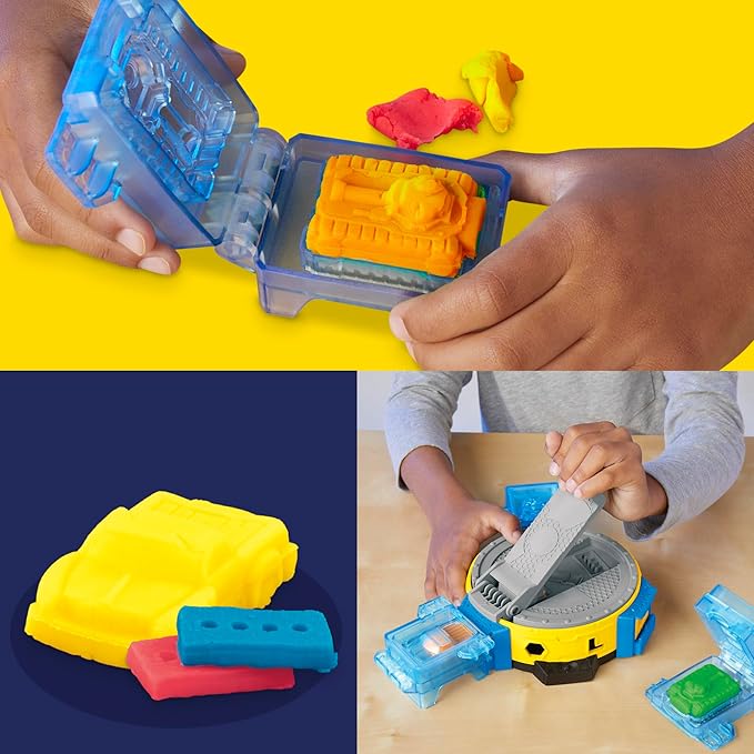 Play-Doh Marvel Hulk Smash & Squish Kids Playset with Bendy Action Figure and Accessories, Imagination Toys for Boys and Girls 4 and Up