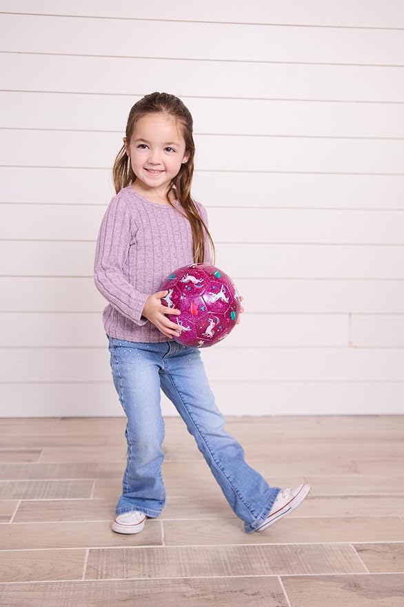 Crocodile Creek Soccer Ball - Inflatable Rubber Ball for Kids Ages 4 and Up - for Indoor and Outdoor Sports - PVC-Free