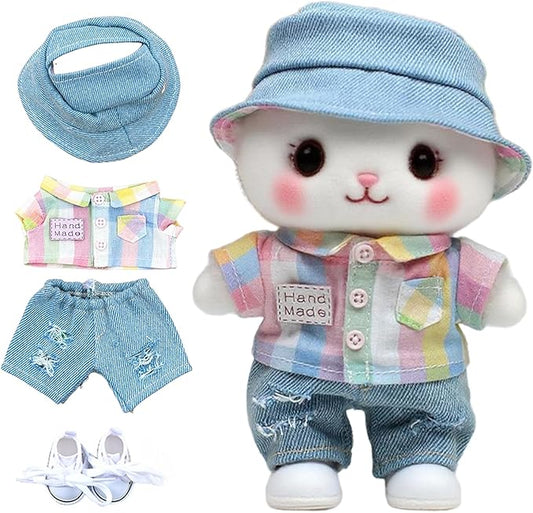 17cm Dolls Clothes - 6.7 Inches Cute Clothes Outfit & Accessories,17CM Doll of The House Accessories Outfits (Style-b (No Doll))