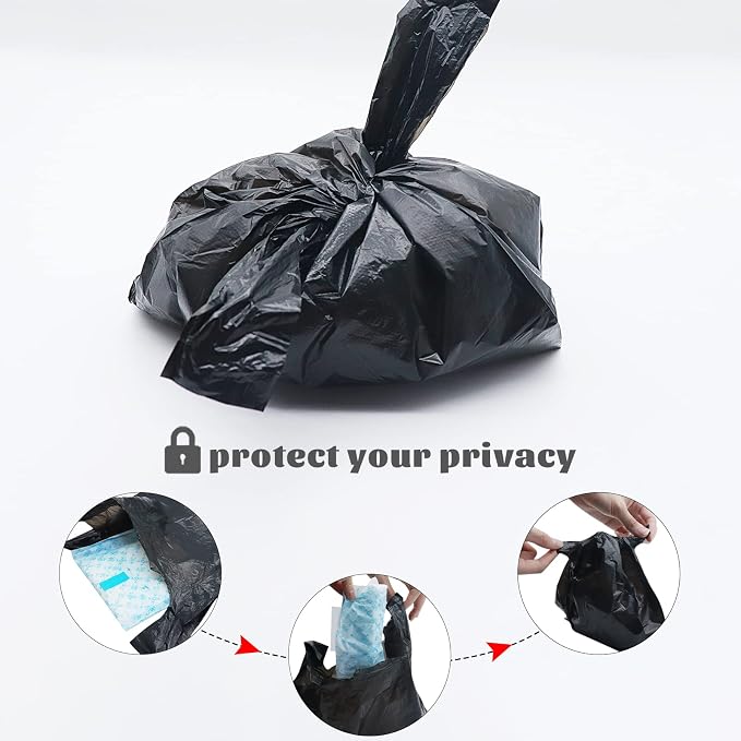 Sanitary Napkin Bags，400 PCS Personal Disposal Bags for Women Sanitary Napkin Feminine Products (400)