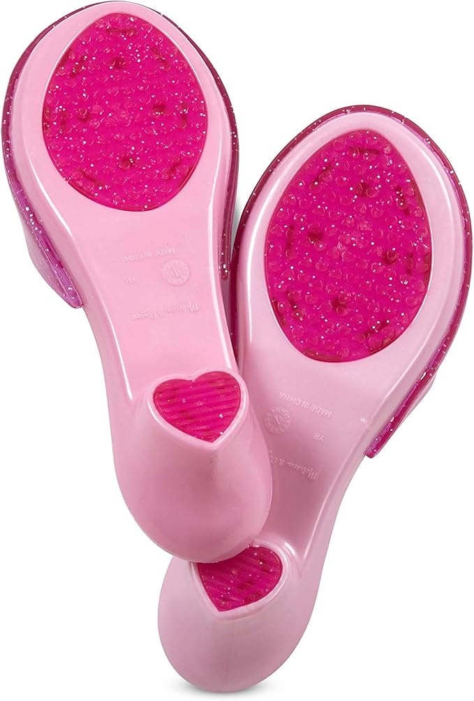 Melissa & Doug Dress-Up Shoes Set for Kids (4 Pairs) – Step In Style! High-Heeled Role Play Shoes – Pretend Play Costume Accessories for Toddlers & Preschool Ages 3+