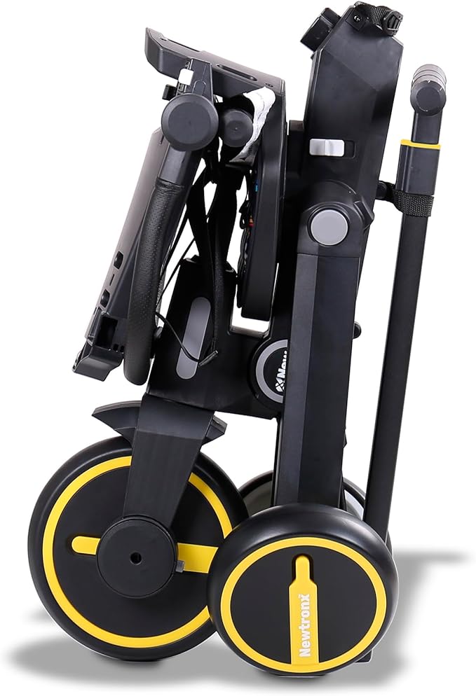 Adventure Pro Summer Edition - Foldable Tricycle for Toddlers-Big Canopy, Basket,Travel Backpack and Parent Bag - Toddler Tricycle for Ages 10 Months to 5 Years (Cosmos/Black)