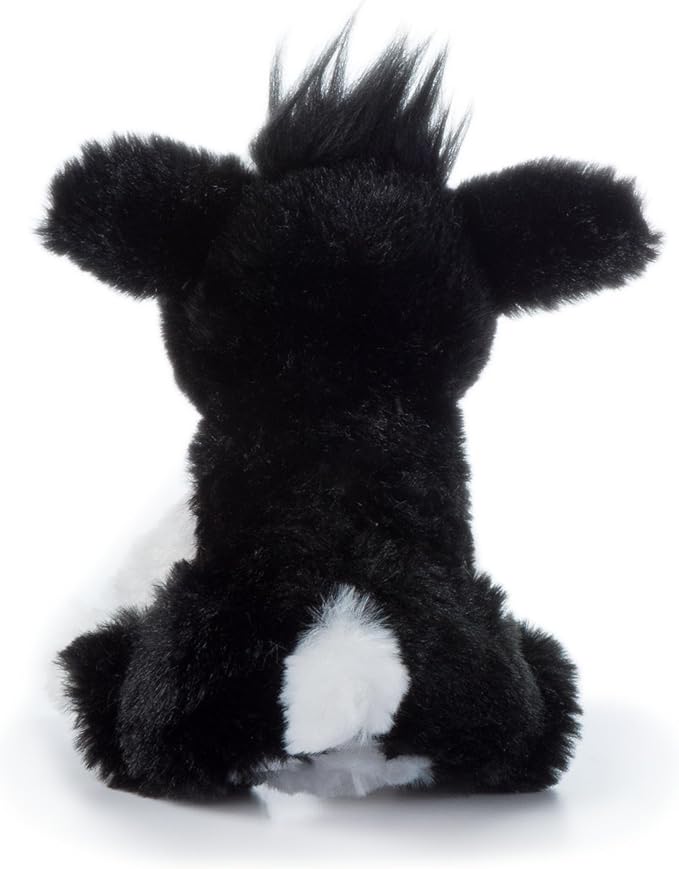The Petting Zoo Cow Stuffed Animal Plushie, Gifts for Kids, Wild Onez Babiez Farm Animals, Cow Plush Toy 6 inches
