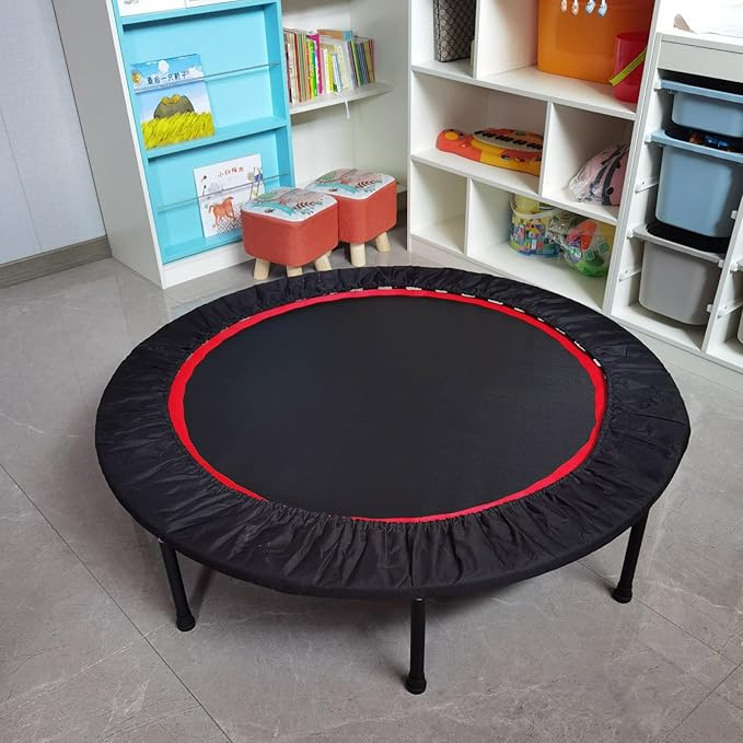 Mini Trampoline Spring Cover 36 Inch Small Trampoline Safety Pad for 6 Holes Round Trampoline Tear-Resistant Oxford Cloth Anti-Vibration Easy to Install Replacement, Multiple Color Options