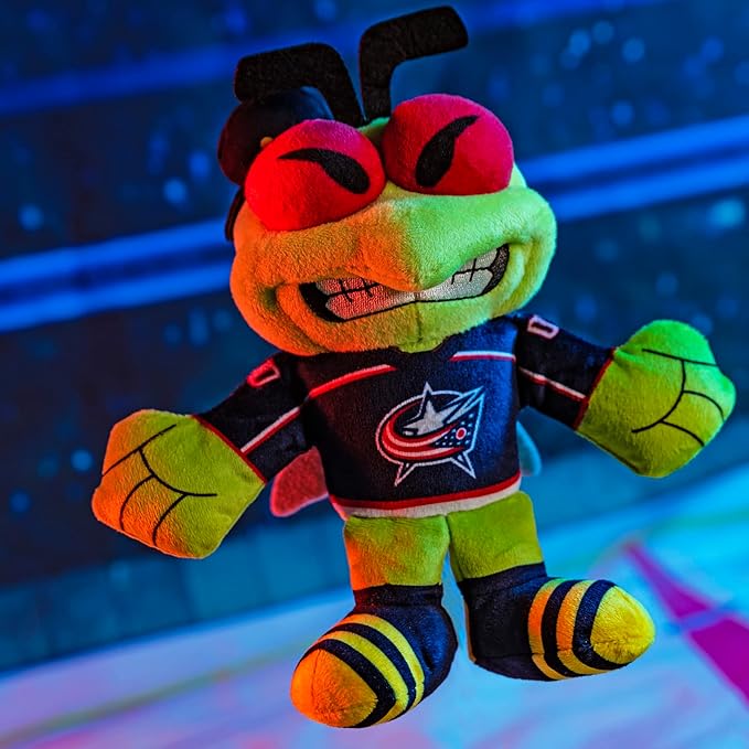 Bleacher Creatures Columbus Blue Jackets Stinger 8" Kuricha Mascot Sitting Plush - Soft Chibi Inspired Mascot