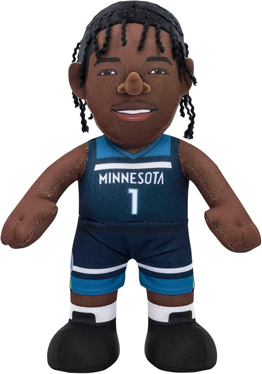 Bleacher Creatures Minnesota Timberwolves Anthony Edwards 10" Plush Figure - A Superstar for Play Or Display
