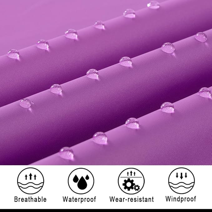 Fashion Hooded Rain Poncho Waterproof Raincoat Jacket with pocket for Women/Men/Adult