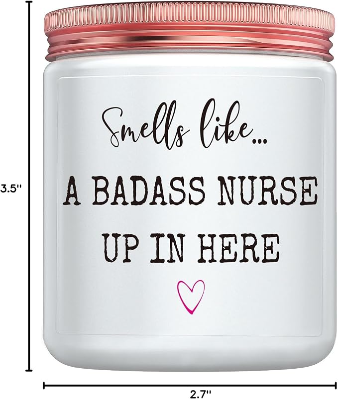 Funny Gifts for Nurse, Nurse Practitioner Gifts for Women, Nurse Week Birthday Christmas Graduation Candle Gift for New RN Nursing Student