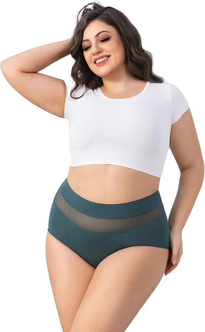 Goat Union Overnight Period Underwear for Women Heavy Flow, Leakproof Menstrual Panties Full Coverage