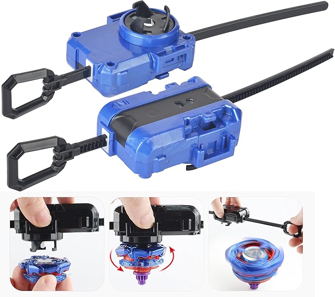 Battling Set, Spinninning Top Burst Toy Combat Battling Game Set, Spinning & Launchers, Bey Stadium, Greats Birthday Gift for Boys, 5 Spinning Tops
