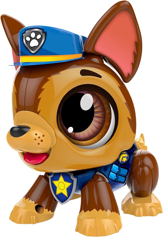 Build a Bot Paw Patrol Chase - Build Your Own Robotic Pet with 20+ Pieces with 1 Sticker Sheet - Ages 3-10