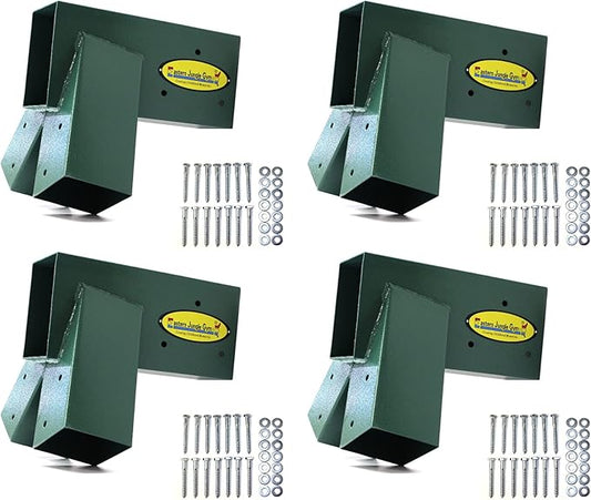 Eastern Jungle Gym Easy 1-2-3 A-Frame Swing Set Brackets Pack of 4 Brackets