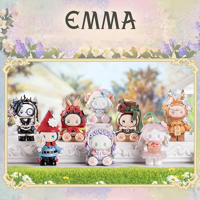 Anime Figure Blind Box, Emma Secret Forest Series Mystery Toy, Cute PVC Collectable Anime Girl Figure for Gift (Garden)