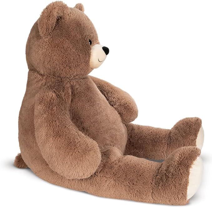 Vermont Teddy Bear Giant Teddy Bear Stuffed Animal - 4 Foot Big Teddy Bear from Giant Cuddle Collection - Collectible Plushies for Kids & Adults - Emotional Support Plush Crafted in The USA