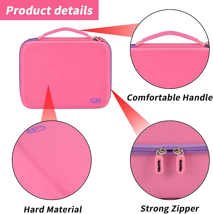 Blue & Pink, 2 Cases Compatible with Little Tikes for Story Dream Machine Books Starter Set (Box Only)