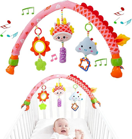 Pau1Hami1ton Baby Stroller Arch Toys, Car Seat Toys,Baby Gifts.S-19(Dragon)