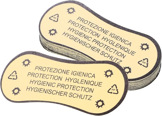 GANAZONO 100pcs Protective Stickers for Swimwear Adhesive Panty Liners Warning Labels for