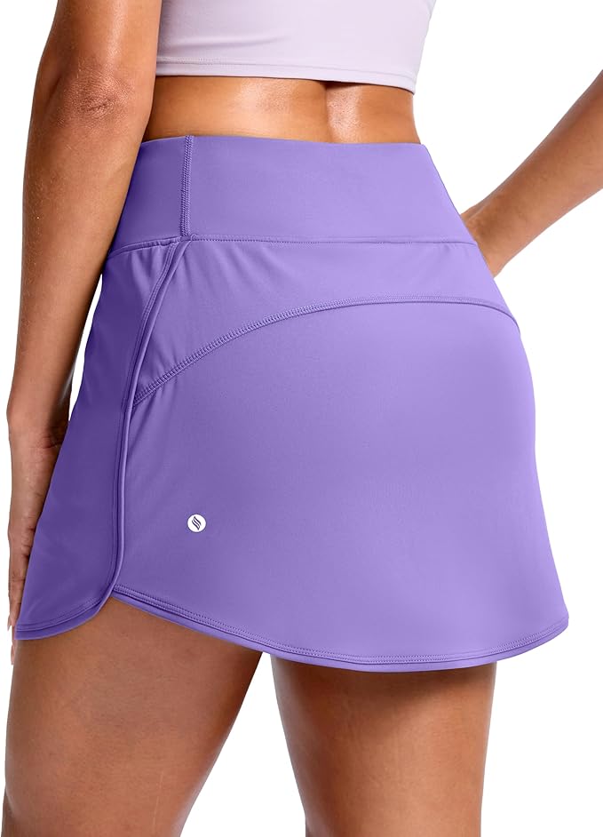 Skorts for Women with Pockets High Waisted Golf Skirts | Built-in Shorts, A Line, Athletic, Casual, Pickleball, Tennis Skirt