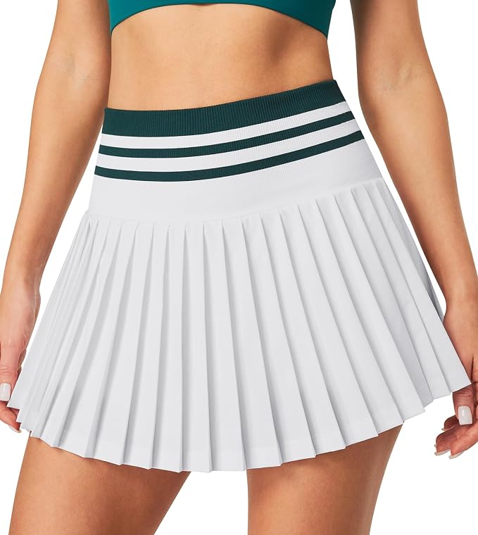Pleated Tennis Skirt with Pockets for Women Tennis Skort for Woman High Waisted Golf Skirts Athletic Skirt