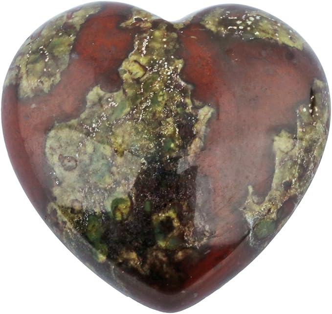 SUNYIK Assorted Natural Gemstones Carved Puff Heart Pocket Stone Set, Healing Palm Crystal Set for Christmas, Pack of 8(1")