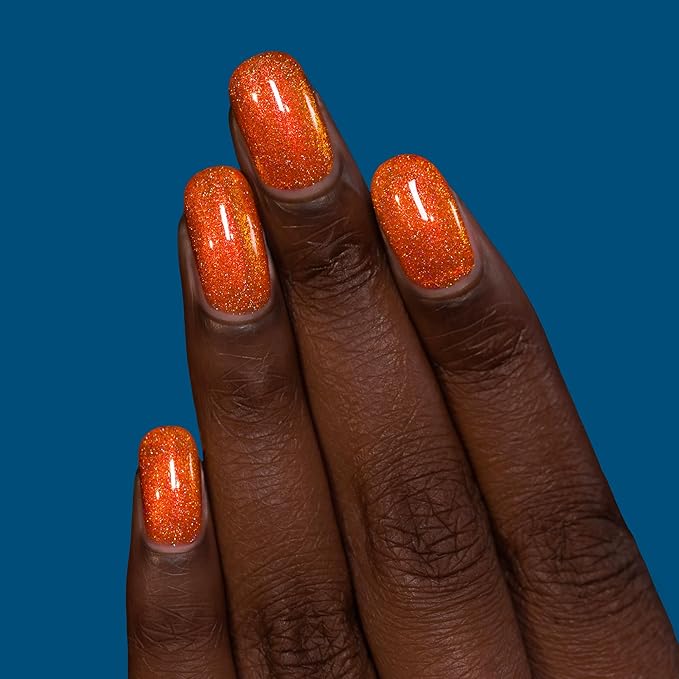 ILNP Brightside - Fiery Orange Shimmer Nail Polish
