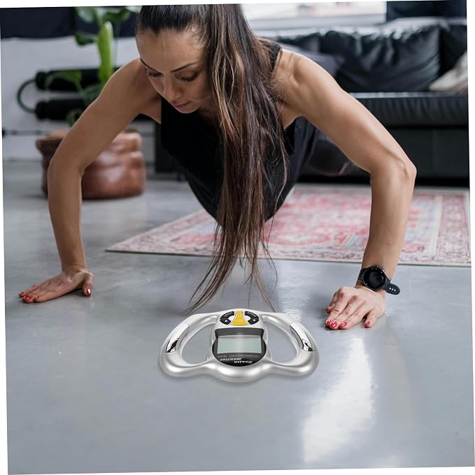 Digital Fat Caliper Measuring Tool High Accuracy Portable Analyzer with LCD Screen Multifunctional BMI Health Monitor for Precise Fat Percentage and Composition Analysis