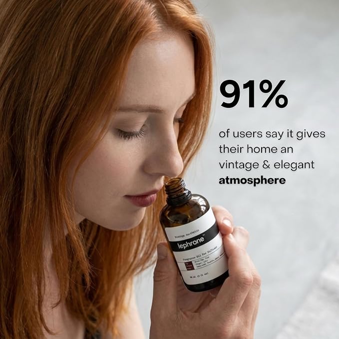 Essential Oil for Waterless Diffusers, Premium Aroma Oil for Home Scenting, Fragrance Oils for Cold Air and Ultrasonic, Pure, Hotel Luxury, Aromatherapy 3 fl oz (Vintage Aesthetic)