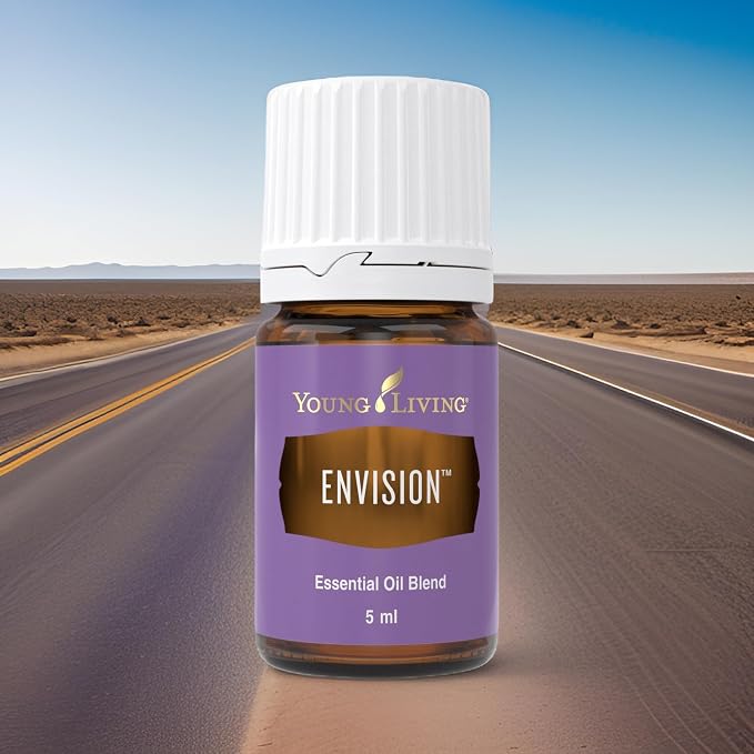 Young Living Envision Essential Oil Blend | 5ml | Aromatherapy Diffuser | Ideal for Massage & Meditation | Combines Black Spruce & Lavender | Vegan & Gluten-Free